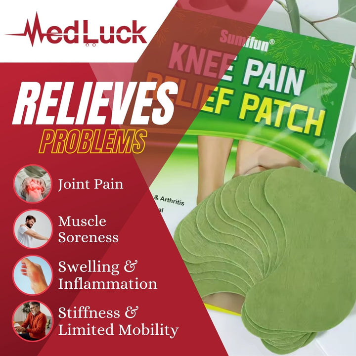 Knee Pain Relief Patch, Warming Herbal Plaster Pain Patches