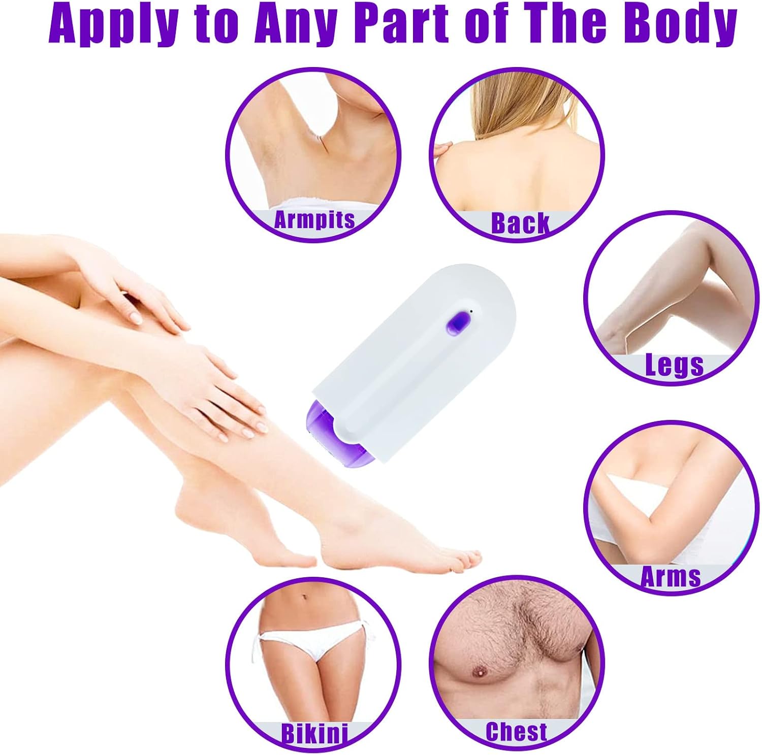 🌟 Imported™ Yes Finishing Touch Face Body Instant Pain Free Hair Removal